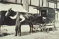 Horse drawn delivery wagon for LaSalle and Koch