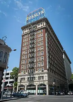 Hotel Rosslyn Annex, SW corner 5th/Main, 2017