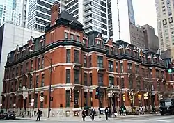 Hotel St. Benedict Flats viewed from the southwest