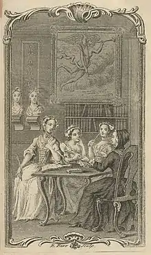 Frontispiece to The Female Spectator, London: 1746, by Eliza Haywood