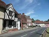 Houses in Watling Street, including Clarence House.