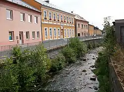 Bystřice River in Merklín