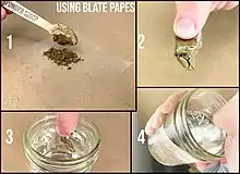 Swallowing Herbal Powder with Edible Wafer Film