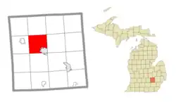 Location within Livingston County