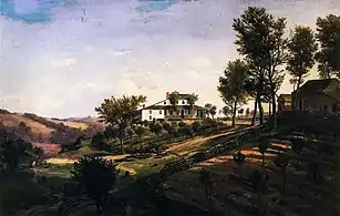 Hubbard Farm of Dana on Chapline Hill, 1851