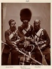 Crimean War: Joseph Numa, John Potter and James Deal of the Coldstream Guards