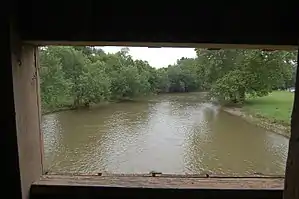 A view out of the bridge's window