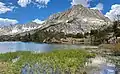 North aspect, with Mt. Goode to left