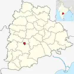 Location in Telangana