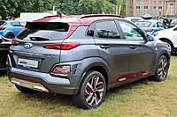 Hyundai Kona Iron Man Edition rear view