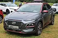 Hyundai Kona Iron Man Edition front view