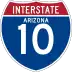 Interstate 10 marker