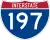 Interstate 197 marker