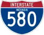 Interstate 580 marker