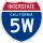 Interstate 5W marker