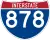 Interstate 878 marker