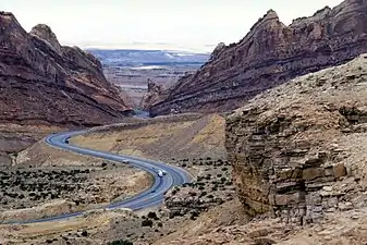 I-70 (and US-50) routed through Spotted Wolf Canyon