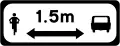 P 071Safe Overtaking of Cyclists 1.5m