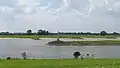 Bifurcation point of the Nederrijn and IJssel (Netherlands)