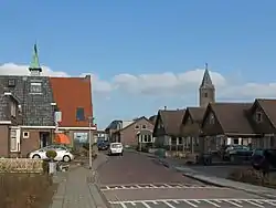 The two church towers of IJsselmuiden