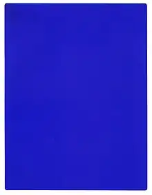 Yves Klein, 1962, Monochrome painting