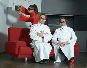 Information Society, 2014: (from left to right) Kurt Harland, Jim Cassidy, Paul Robb