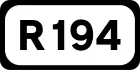 R194 road shield}}