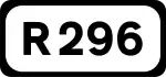 R296 road shield}}