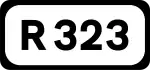 R323 road shield}}