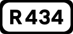 R434 road shield}}