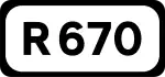 R670 road shield}}