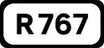 R767 road shield}}