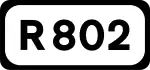 R802 road shield}}