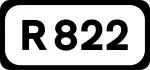 R822 road shield}}