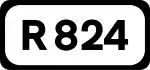 R824 road shield}}