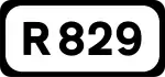 R829 road shield}}