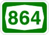 Route 864 shield}}