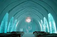 Ice Hotel church