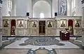 Iconostasis in Veternik, Serbia. Church of St. Simeon the Myrrh-flowing. Icons are painted by Dragana Đorđević