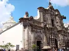 View of La Compañía from the southeast