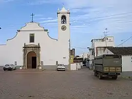 The parish centre, with the parochial church of Santa Catarina