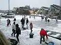 Ice skating in Naarderbos