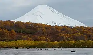 Ilinsky volcano