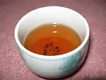 A cup of Japanese Hojicha