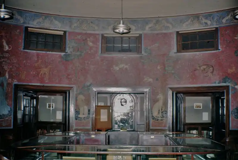 Louise Brann frescoes in the Mount Vernon Public Library, Mount Vernon, New York, completed in 1938.