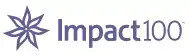 The Impact100 logo displayed on the impact100global.org website as of January 19, 2022