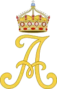 Monogram of the Königin Augusta Garde-Grenadier-Regiment Nr.4