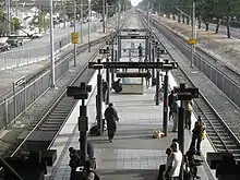 A Line platform at the Willowbrook/Rosa Parks station