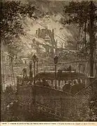 The fire at the Pavillon de Flore, 2 October 1880