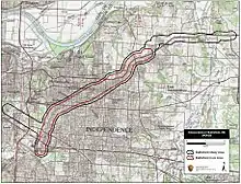 Map of the battlefield, showing that the site is poorly preserved